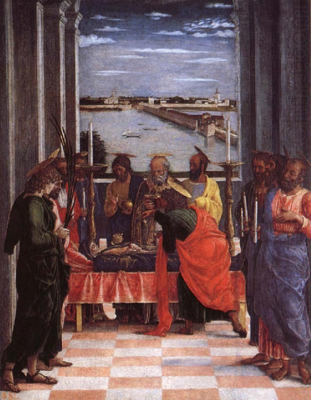 Virgin Marie dod, Andrea Mantegna